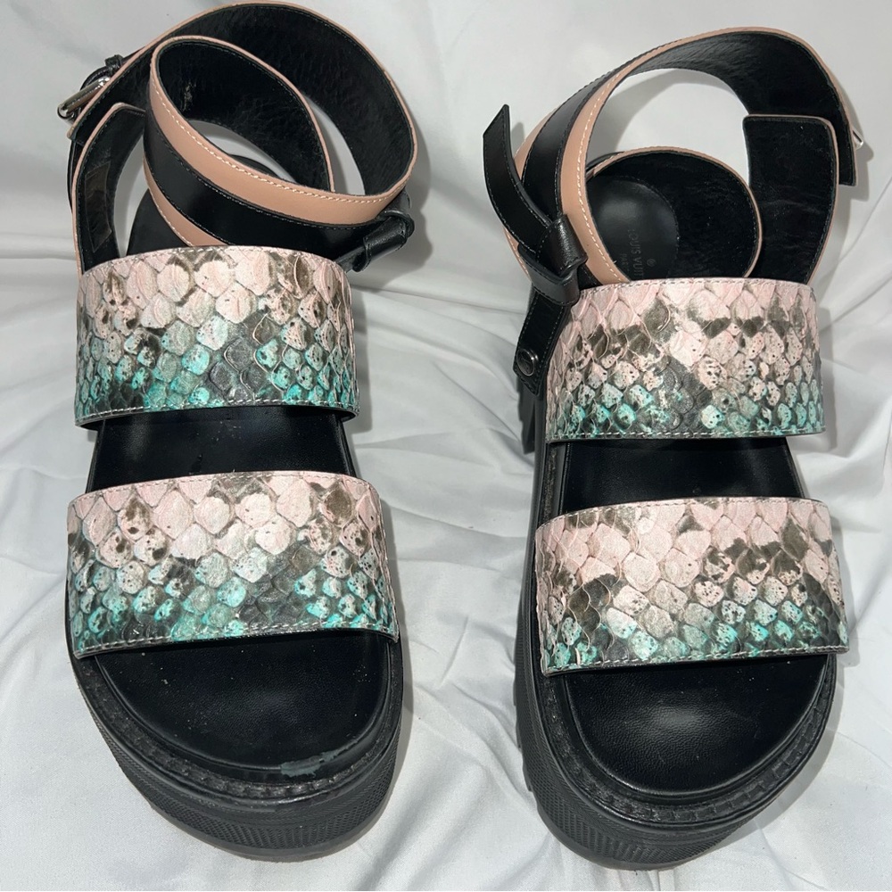 Louis Vuitton Lauriate Line Python Platform Strap… - image 1